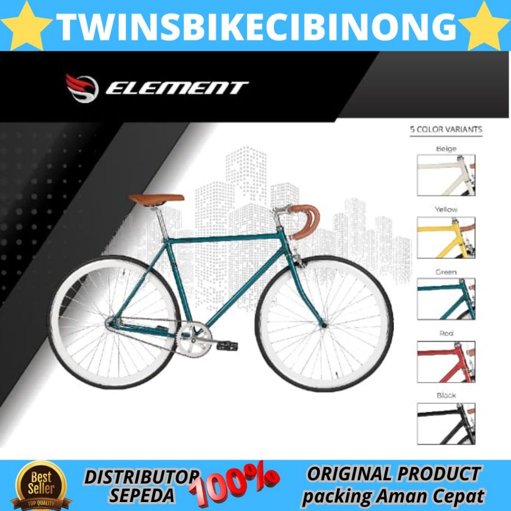 Sepeda Fixie Element Tory FX Drop bar 700c