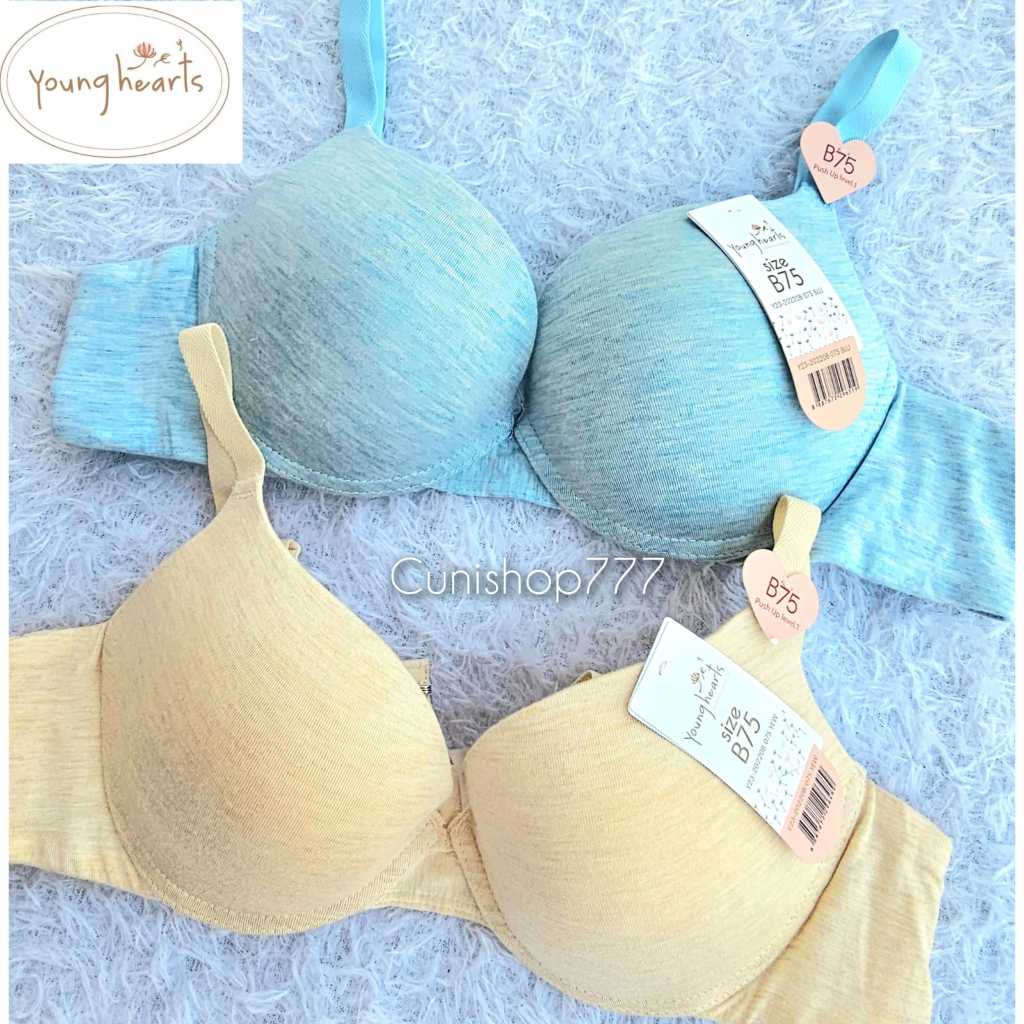 YOUNG HEARTS BRA PAKAI KAWAT 32B 34B 36B BUSA PUSH UP LVL 2 BH HEART 20220b