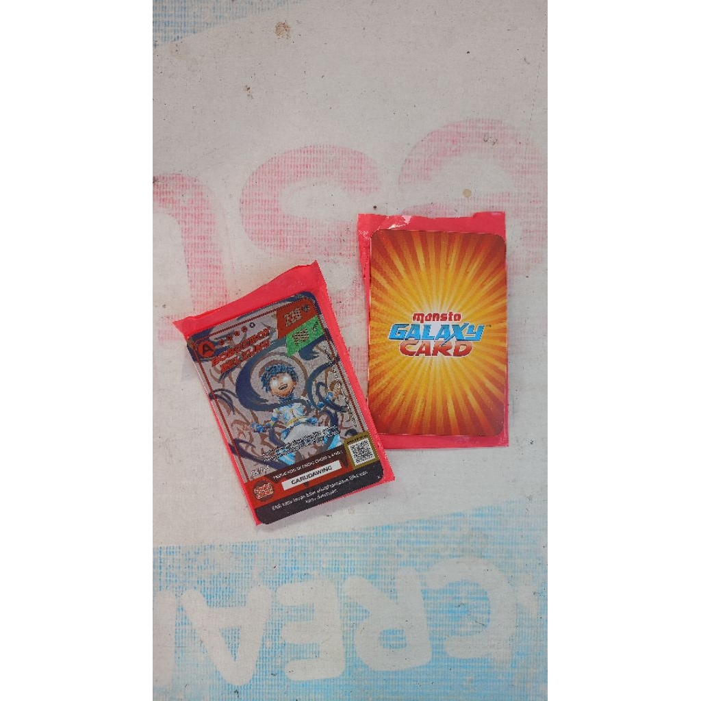 Kartu foil Boboiboy Beliung (95) Monsta Galaxy Card Choki-choki