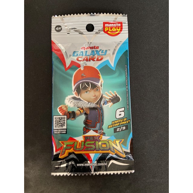Kartu Koleksi Boboiboy Monsta Galaxy Card Pek Fusion 2/9