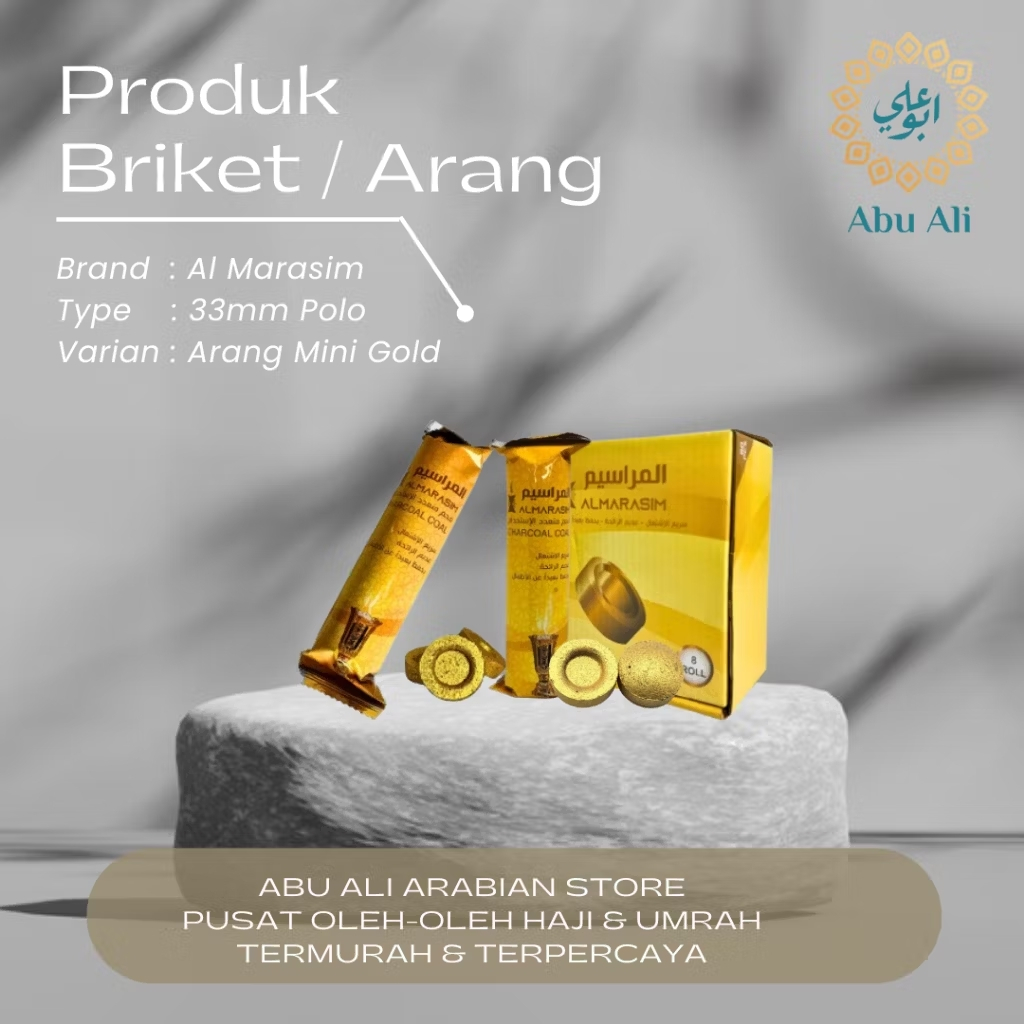 Al Marasim/Arang Magic Gold & Rainbow Arang Dupa