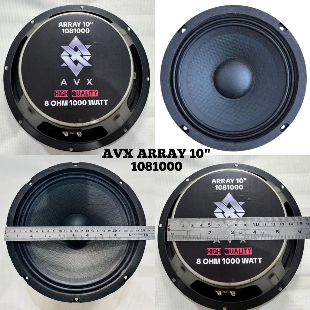 AVX 1081000 ARRAY 10" speaker driver array 10 inch 1000 Watt 8 ohm spiker komponen 10in array speker