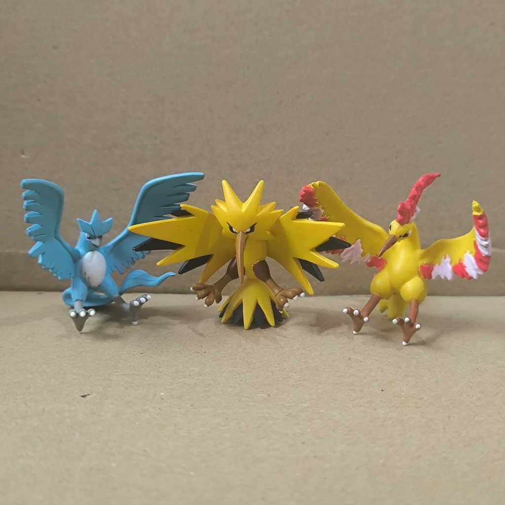 Pokemon Zapdos Articuno Moltress Tomy moncolle rare