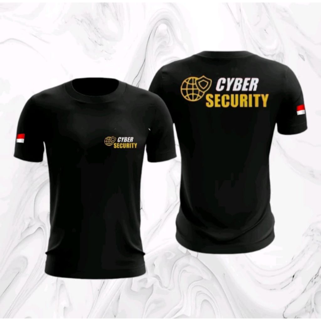 KAOS CYBER SECURITY MOTIF KUNING PUTIH