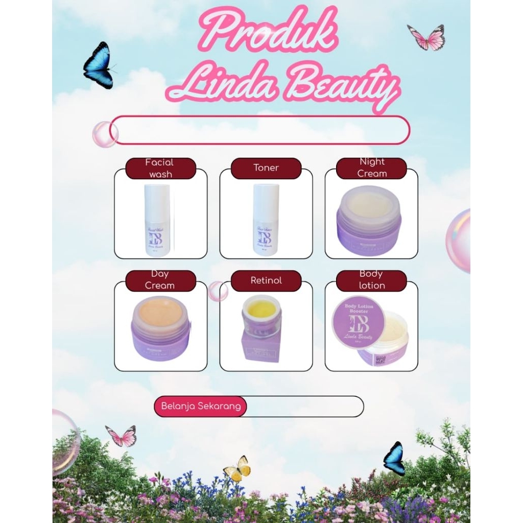 produk LB lindabeauty skincare kosmetik kecantikan
