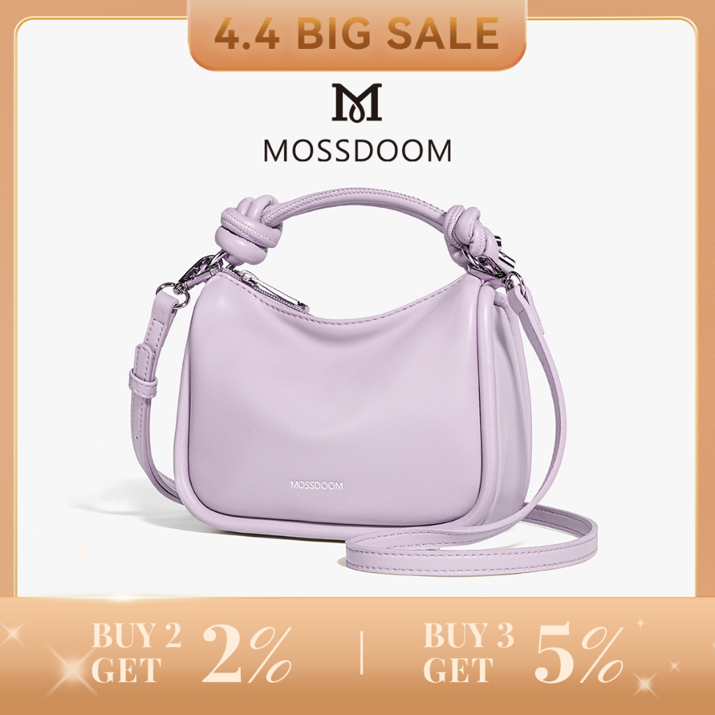 MOSSDOOM Tas Selempang Bruna Bag Berdesain Modis Cantik Tas Wanita Ceruk Warna Solid