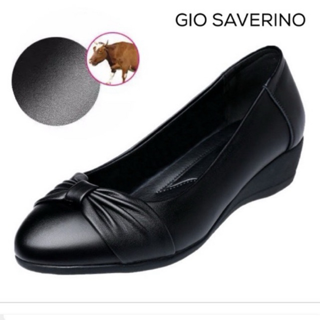 Flatshoes Sepatu Kulit Hitam Kerja