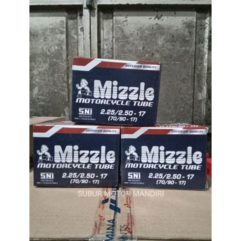 BAN DALAM MIZZLE 225/250 RING 17 ORIGINAL
