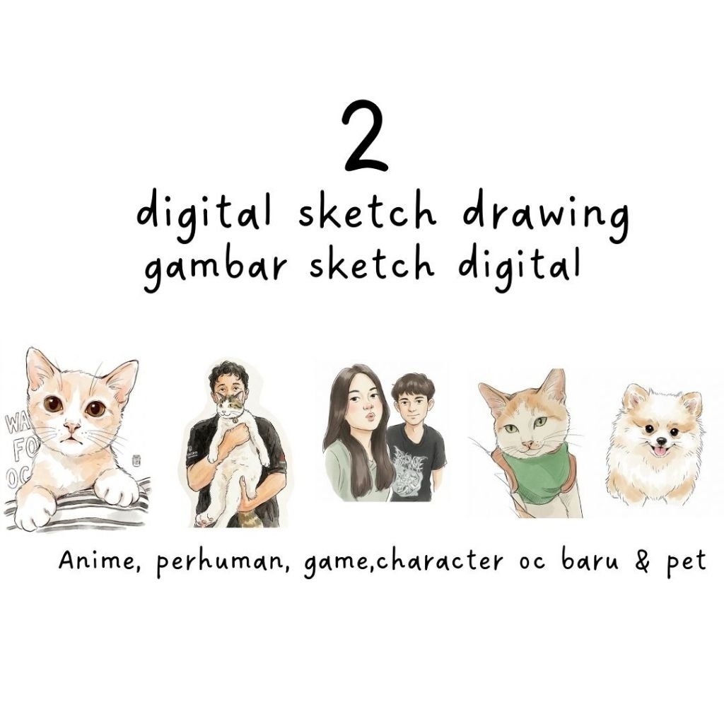 Ilustrasi Digital / Ilustrasi Ucapan / Ilustrasi Wallpaper Gemes