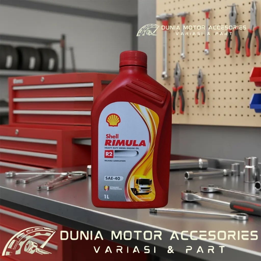 Rimula Shell Oli Mobil R2 Oli Mobil SAE 40 Diesel 1 Liter