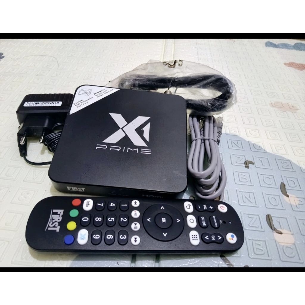 STB X1-PRIME -R2 (4k )/Remot/Adaptor/LAN/HDMI no root