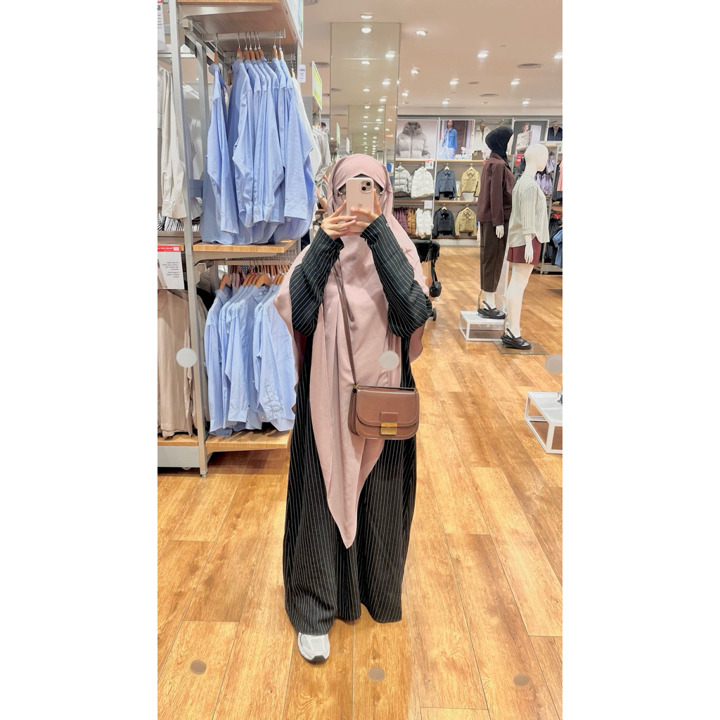 FK LONG TRIANGLE ALJENNA DUSTY PINK ADA CADAR