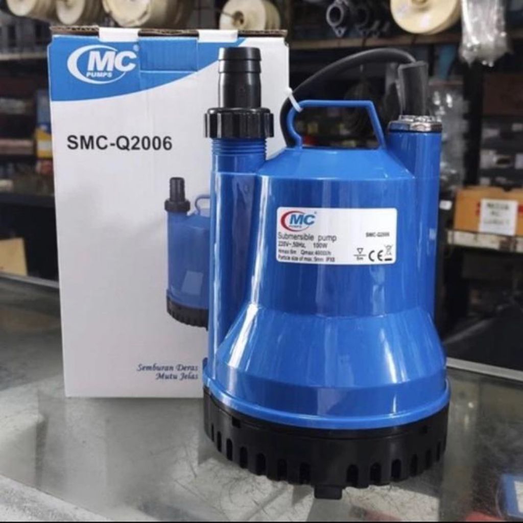 Pompa celup kolam ikan 100 Watt Mesin Pompa Air Kolam Ikan MC Pump 100W