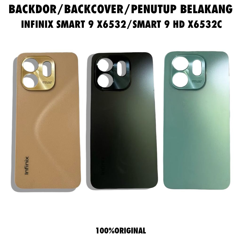 Backdoor - Backcover - penutup belakang Hp Infinix smart 9 X6532 / Smart 9 HD X6532C Original