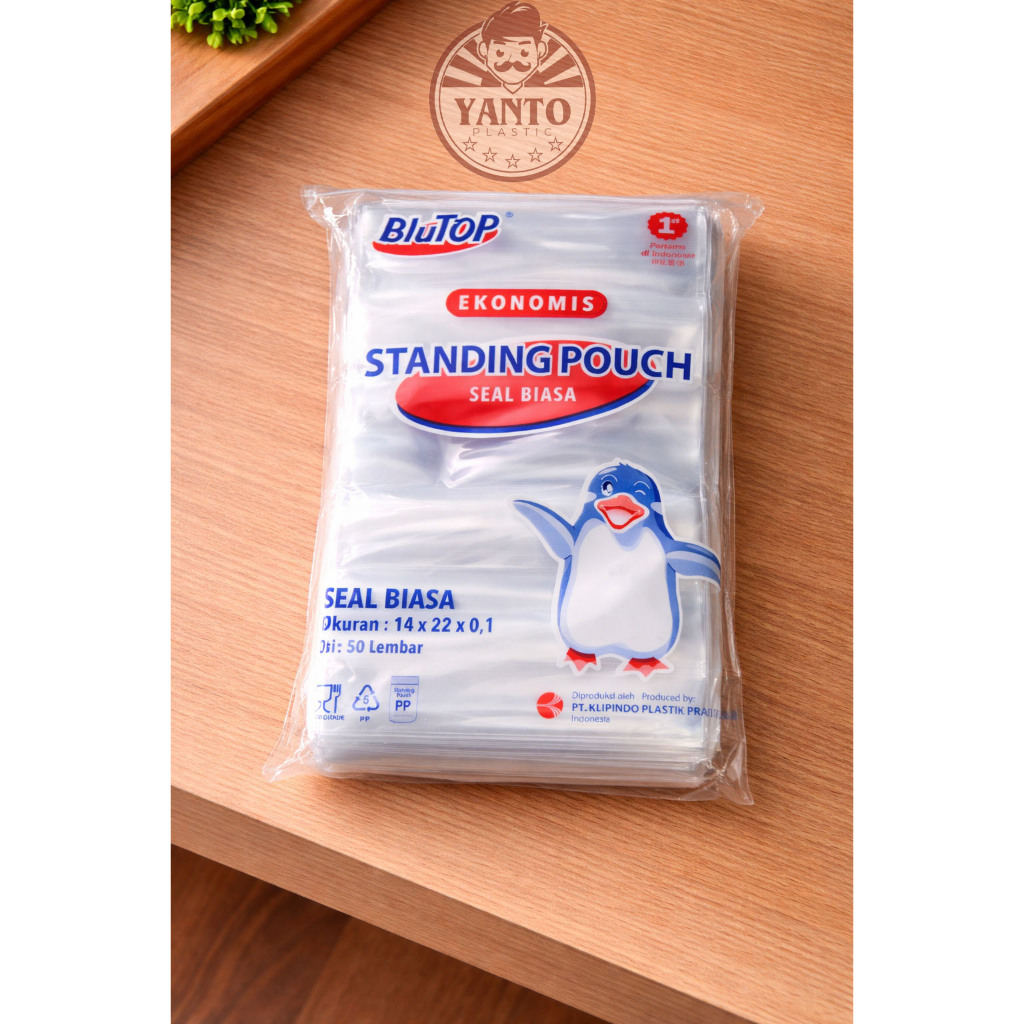 Kemasan Plastik Standing Pouch 14x22
