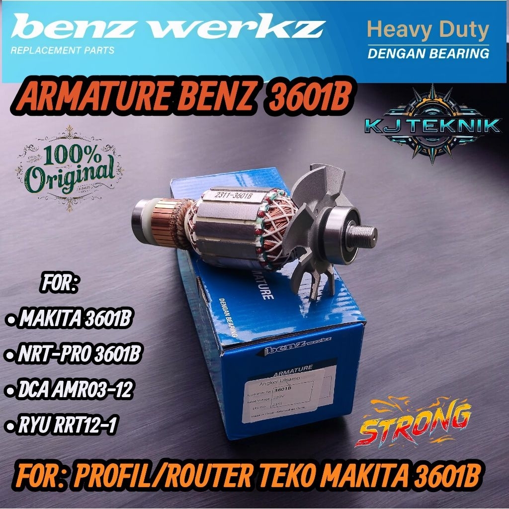 BENZ Armature Router Makita 3601B Armatur Angker Dinamo Mesin Profil Router Makita 3601B