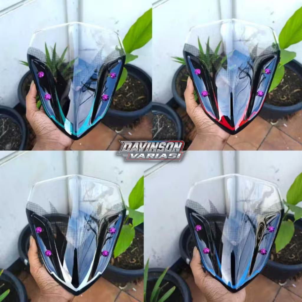 Visor Aerox Standar Black Series Plus Baut Visor Pnp Aerox Alpha Turbo Aerox Old New Connected Cyber