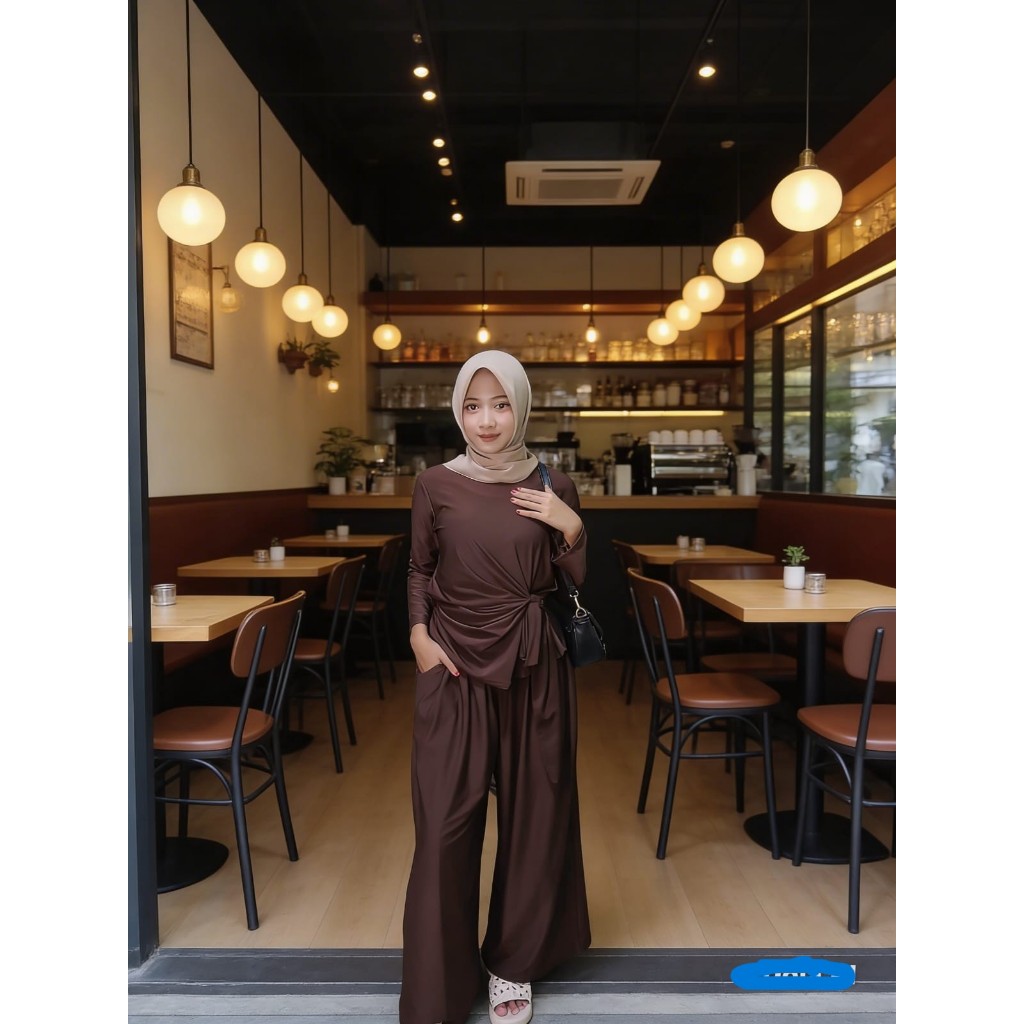 [New produk] One Set Setelan Jersey Premium Tebal Kekinian ModelAdem Jumbo Kasual/ Terbaru  Set Jers