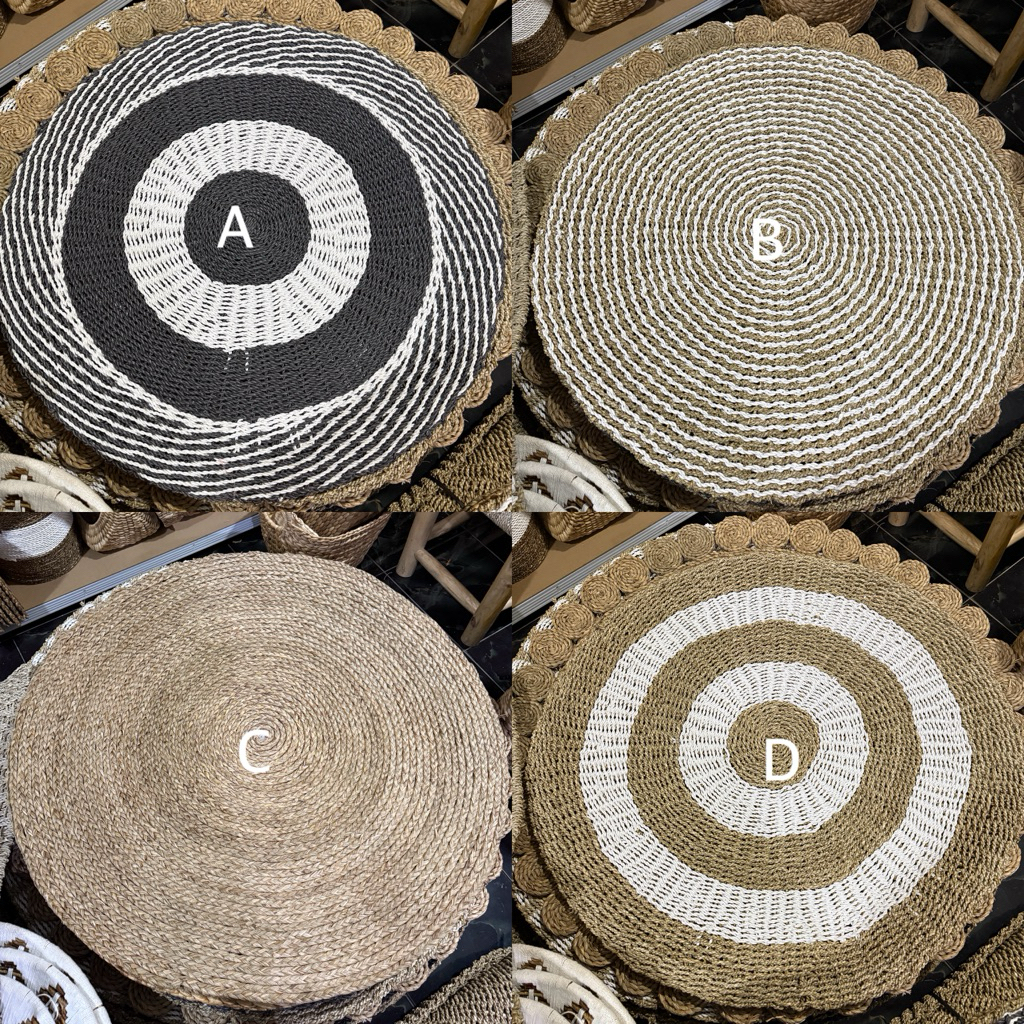 Karpet Anyaman Seagras D100 cm / Rug Anyaman Seagras D100 cm