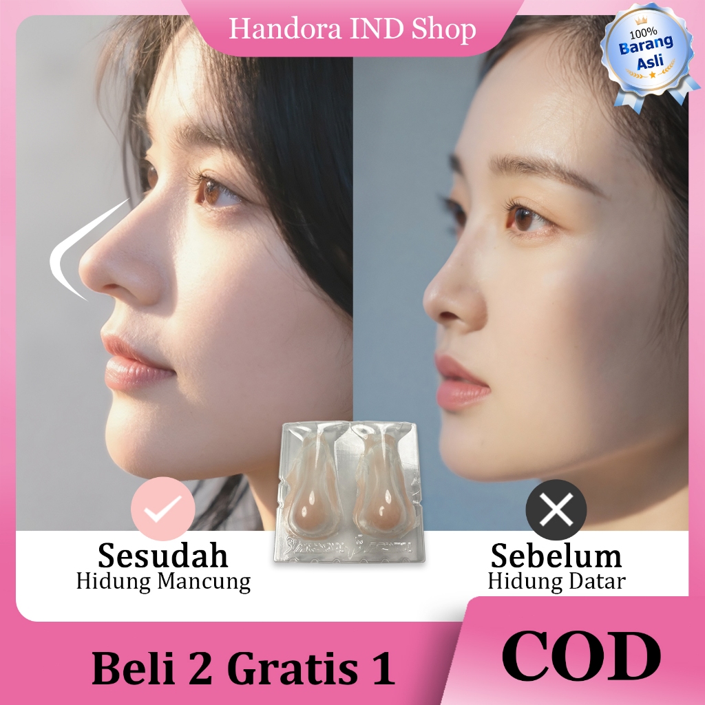 Cosplay Alat Pemancung Hidung Palsu Silikon Tempel Nose Up 3D Anime SFX Makeup Hidung Mancung F