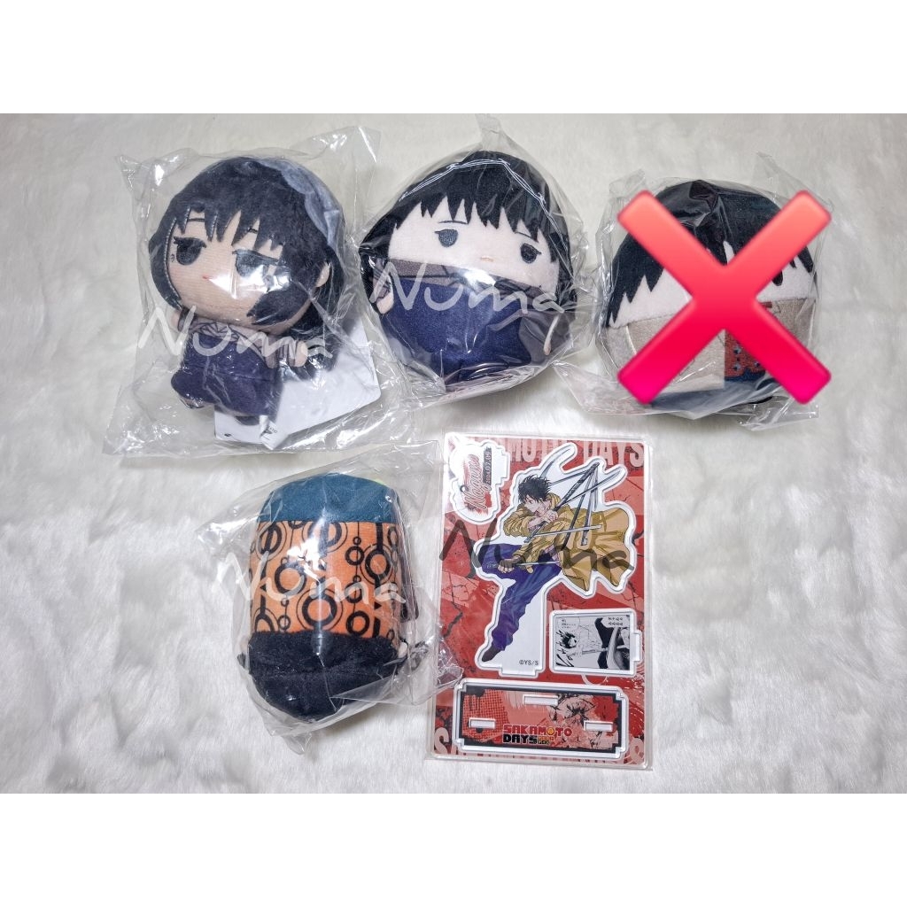 (OFFICIAL) Sakamoto Days Plush Acrylic Stand—NAGUMO, OSARAGI