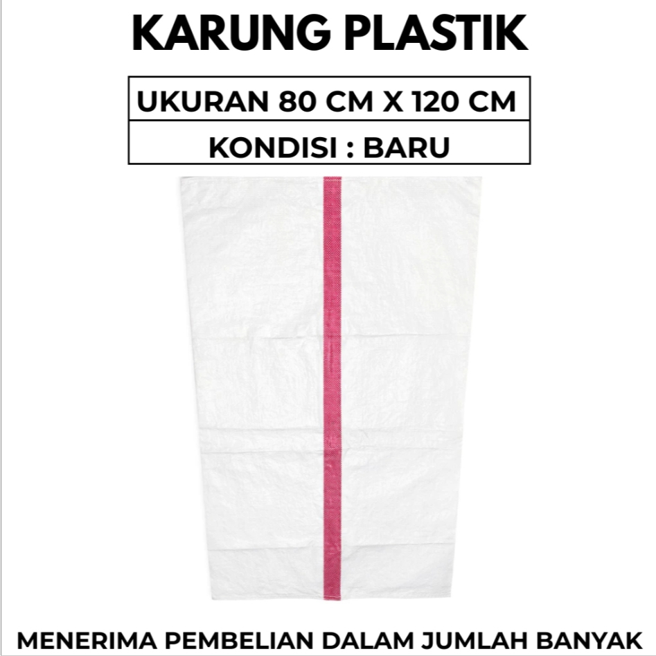 Karung Plastik Tebal Baru Karung Plastik Besar Uk 80 x 120 Karung Plastik Baru Karung 80 x 120