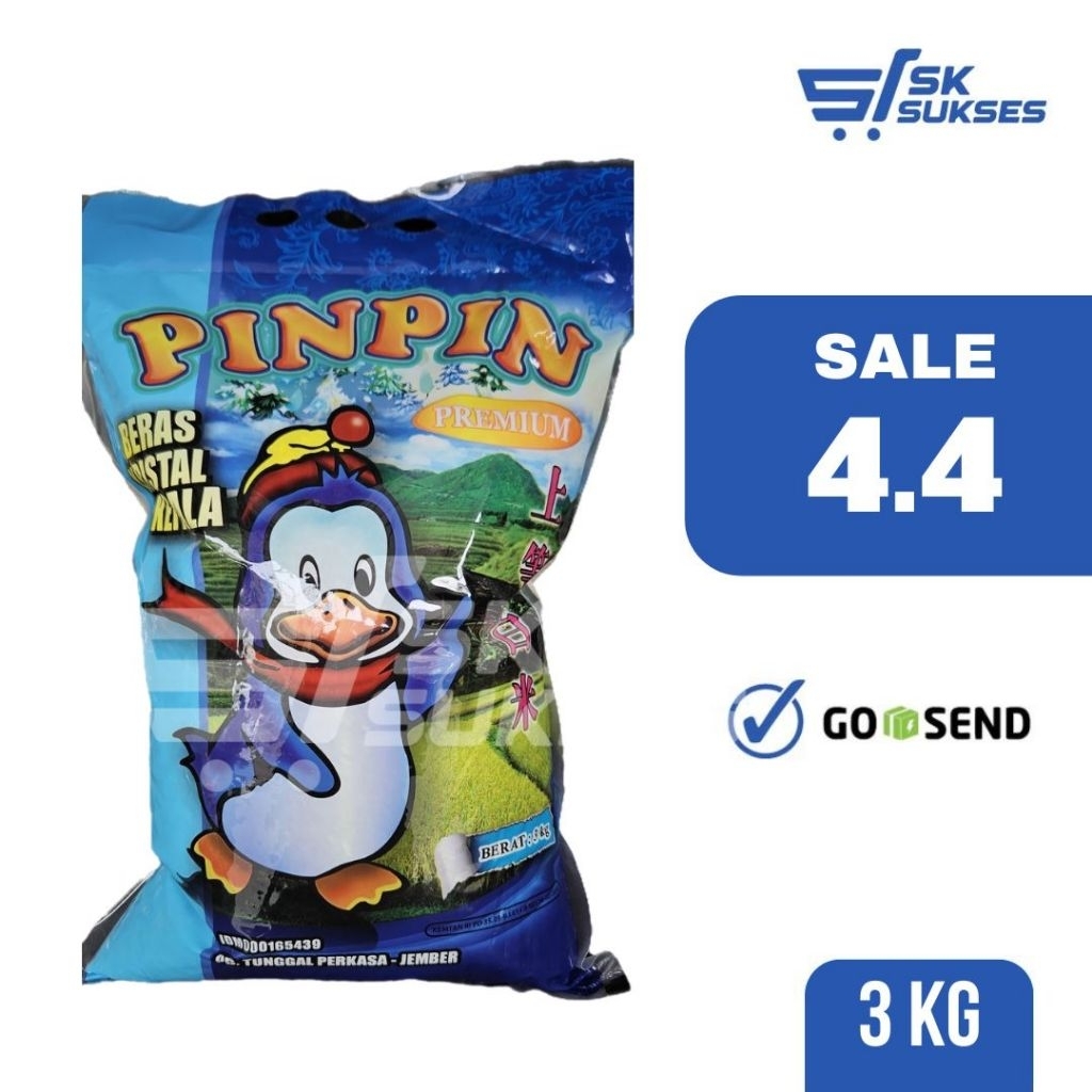 [SURABAYA] - BERAS PINPIN ASLI - 3 Kg