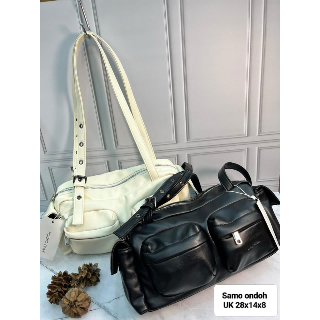 Tas Wanita Samo hitam & putih