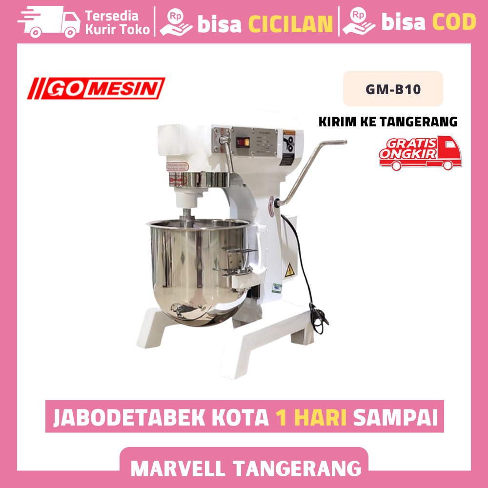GETRA B 10HJ PLANETARY MIXER 10 LITER MIXER ADONAN KUE ROTI