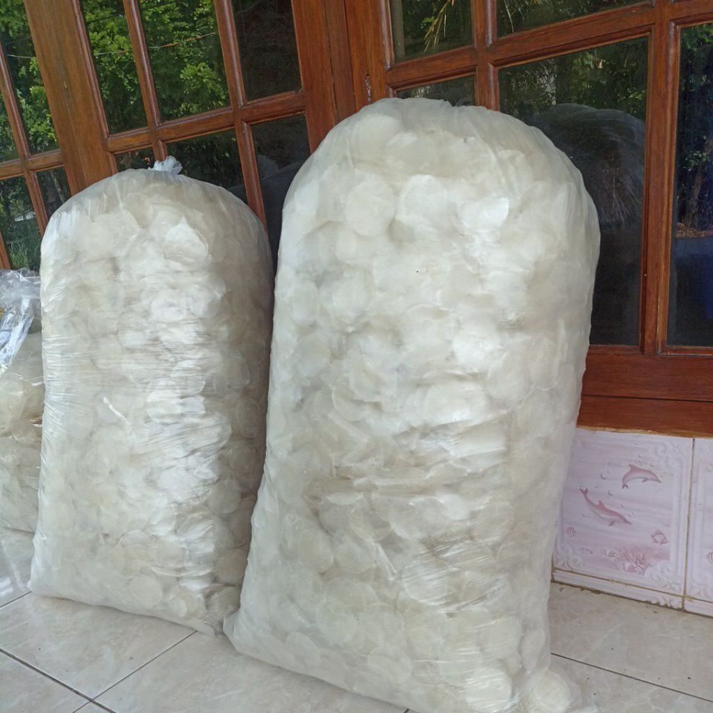 Keripik Kaca/Pikca Koin Mentah 5kg.