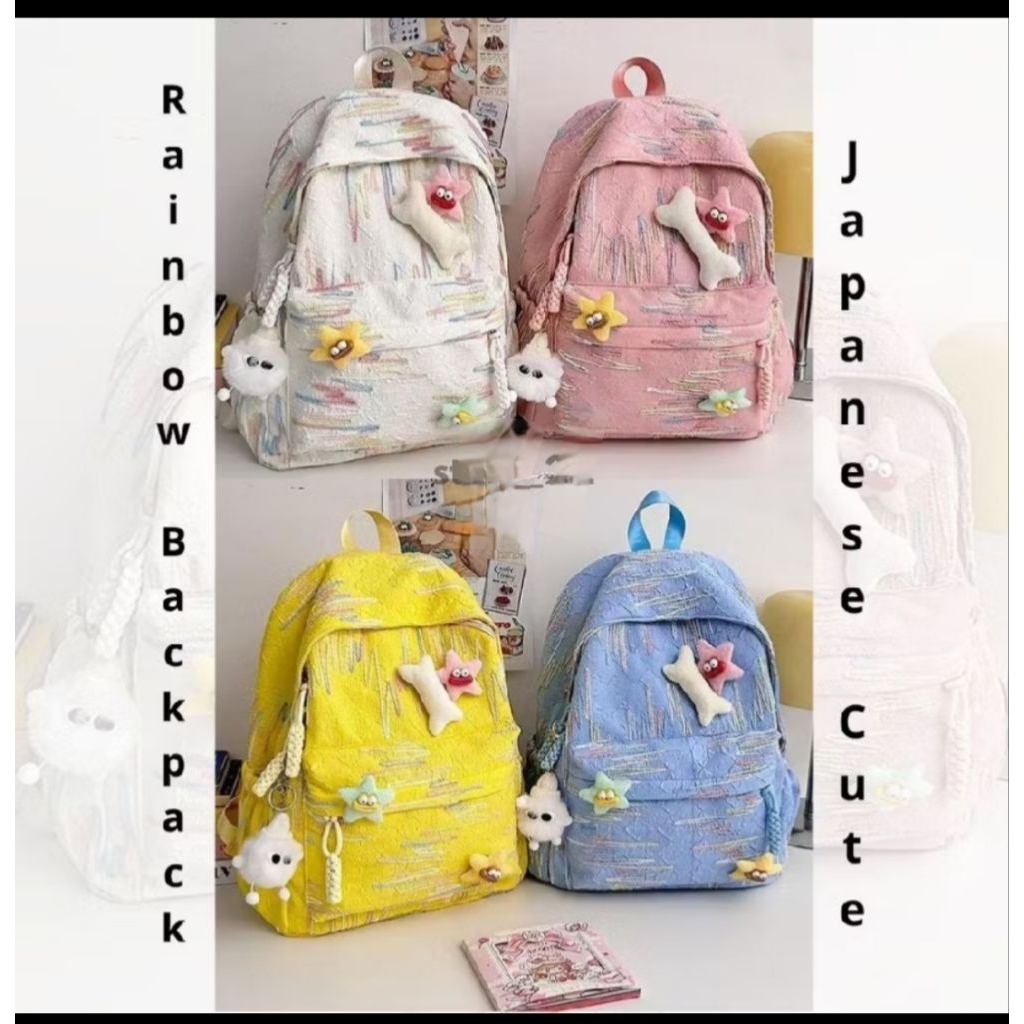 Tas ransel star bintang wanita backpack bintang star wanita tas ransel wanita star bintang backpack 
