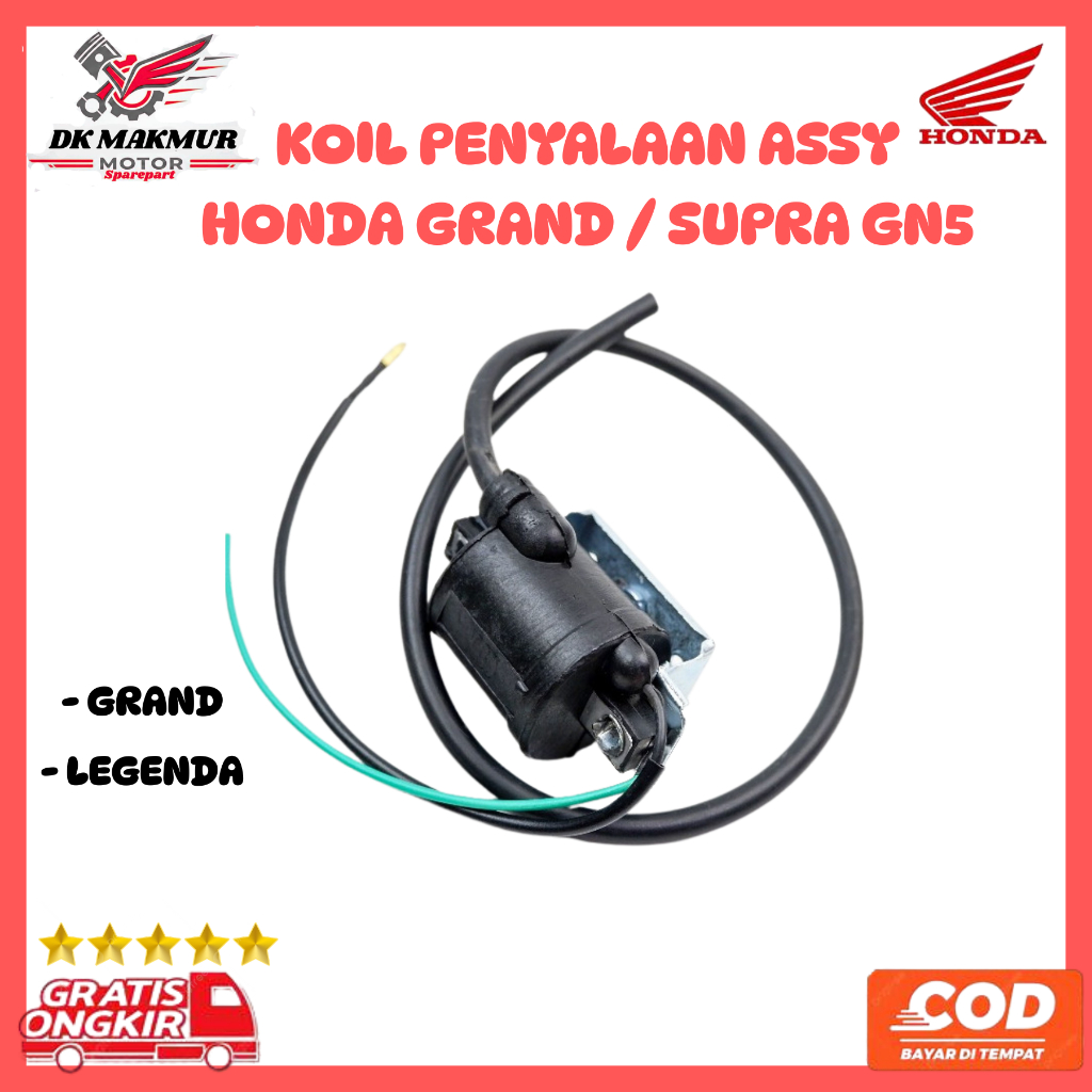 Coil supra - koil supra lama - koil astrea grand - kuil motor honda grand ori oem 30500-GN5-830 dk