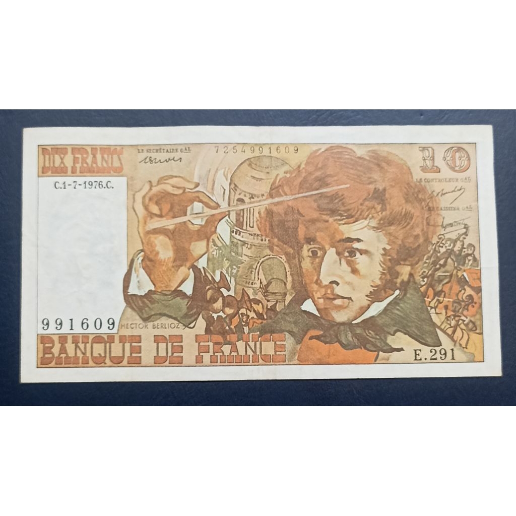 UANG KERTAS FRANCIS 1O FRANCS