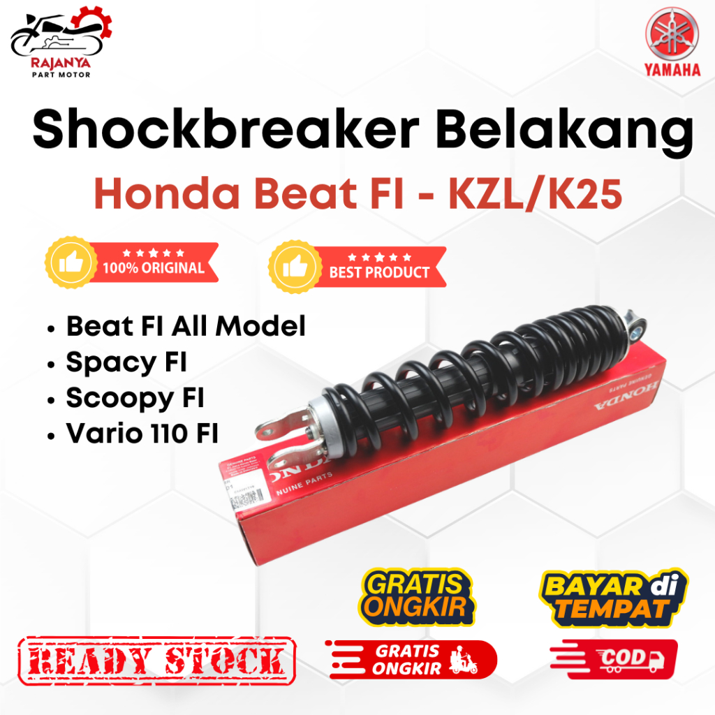 Shock Belakang Beat fi Ori - Sok Belakang Beat Original - Motor Beat - Honda Beat - Shockbreaker Pre