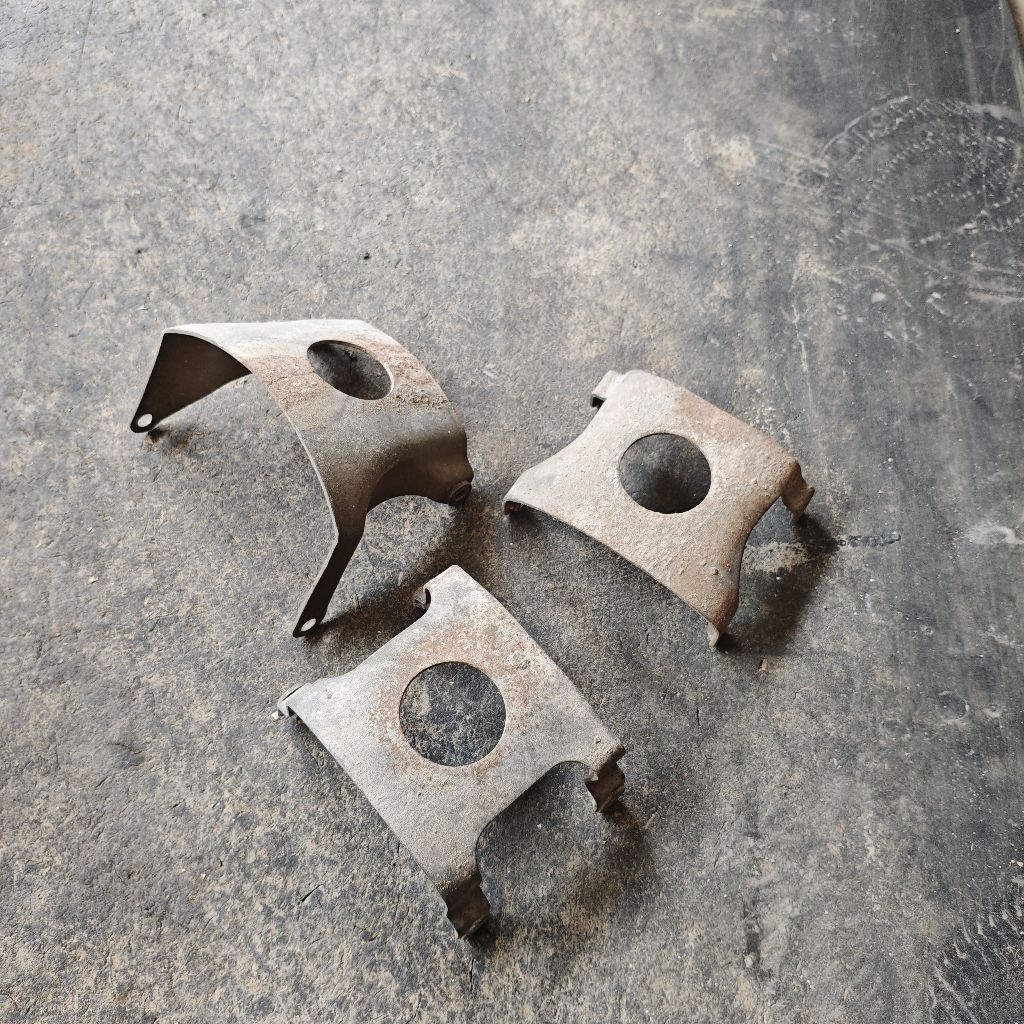 Breket dudukan spakbor depan Tiger, Megapro, Tiger Revo Ori Copotan