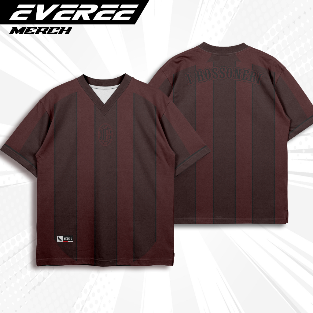 EVEREE MERCH Jersey fantasy AC MILAN jersey vintage casual Full Print jersey unisex