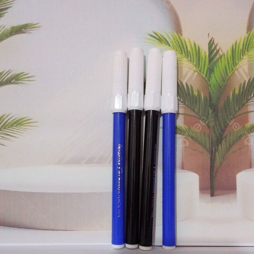 Spidol Kecil Permanen Spidol Tukang Warna Hitam Biru Flexoffice Marker Pencil Type