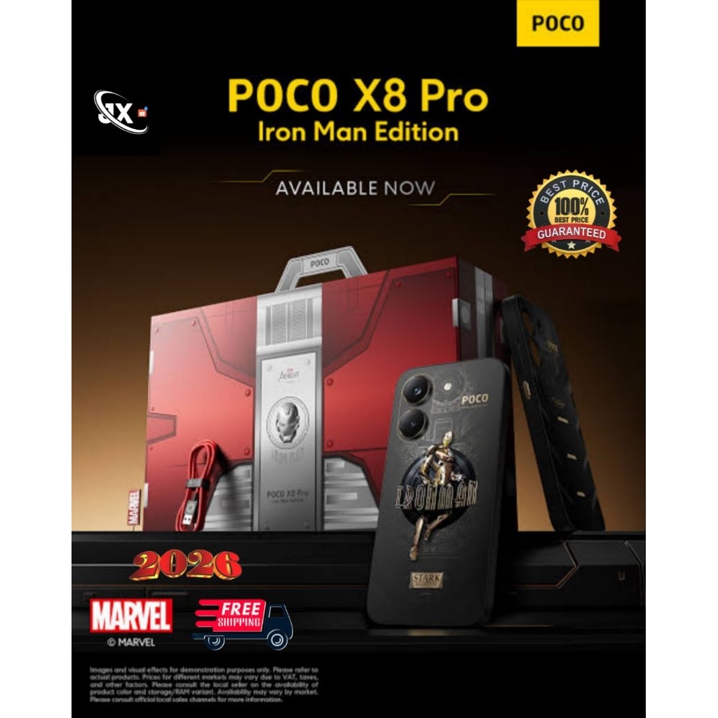 Poco X8 Pro Limited Edition Iron Man