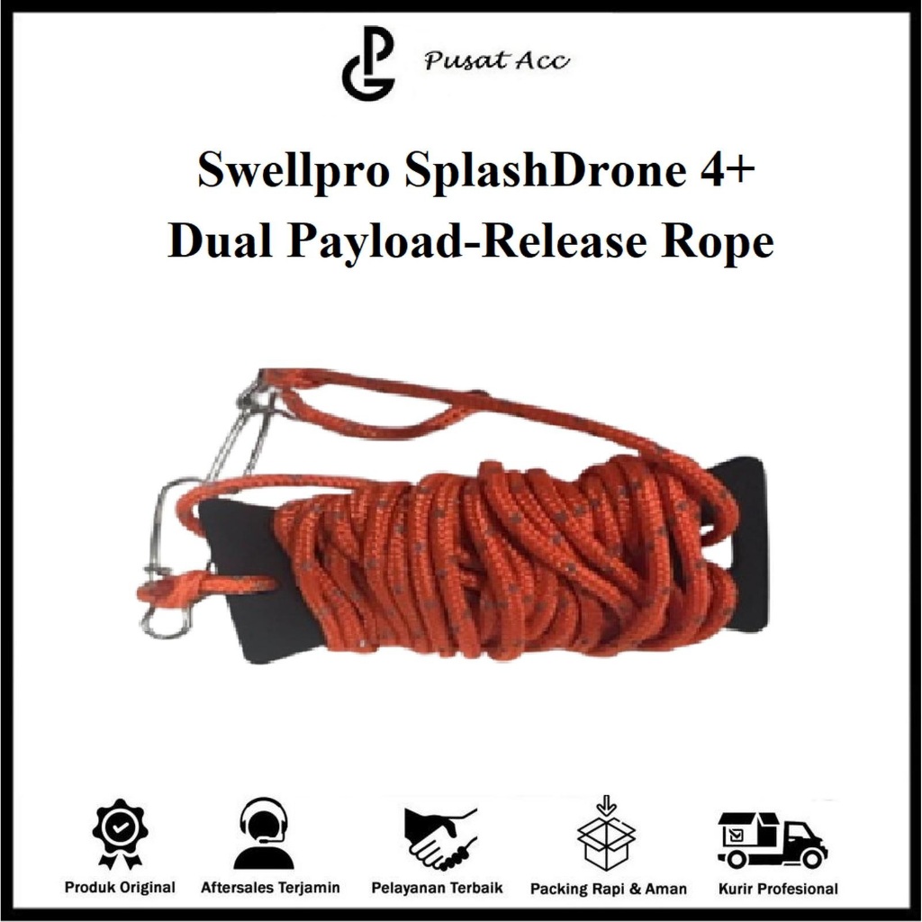 Swellpro SplashDrone 4+ Dual Payload-Release Rope - Swellpro SplashDrone 4 Plus Dual Payload-Release