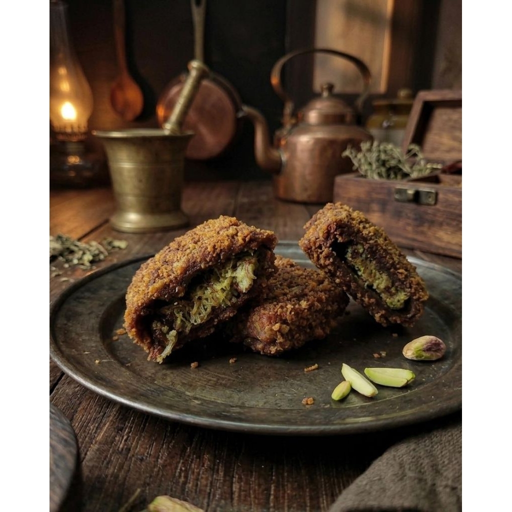 RISOLES CHOCO DUBAI PISTACHIO KUNAFA FROZEN RISOL COKLAT
