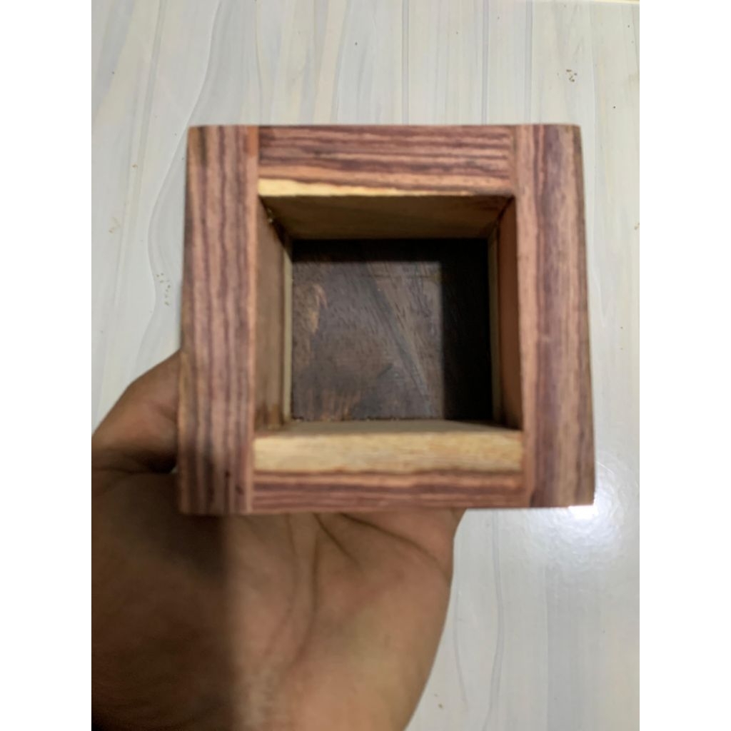 asbak kayu estetik awet kayu tua/jati/mahoni/sono keling