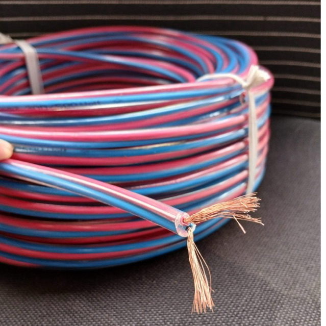 kabel HYO transparan 2x2.5 10 meter 20 meter  serabut tembaga murni