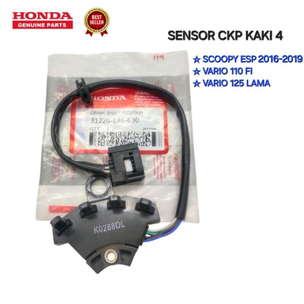 SENSOR CKP SPUL SPULL SCOOPY ESP 2016-2019 VARIO 125 LAMA VARIO 110 FI ORIGINAL HONDA K46