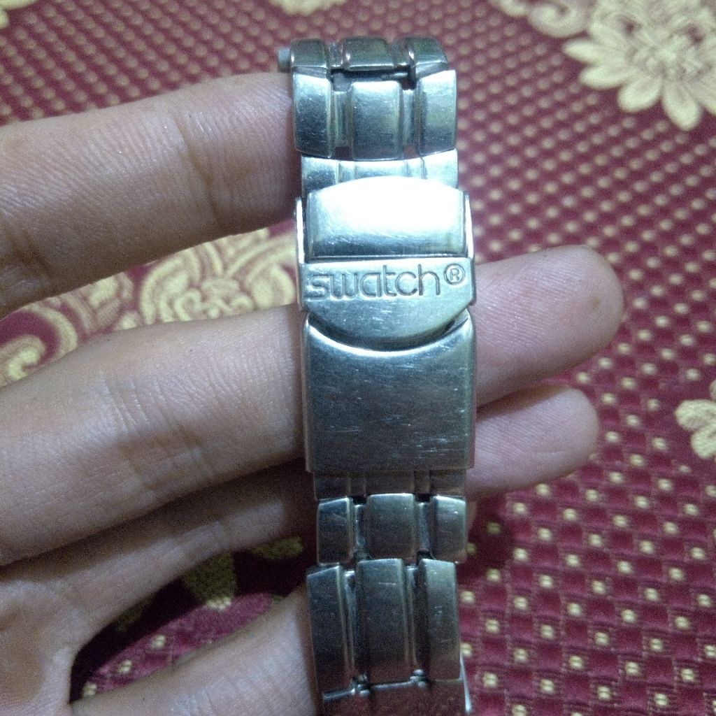 watch chain rantai jam tangan pria swatch original lug 17mm #73