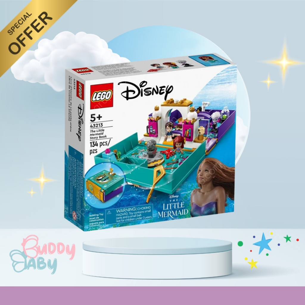 LEGO 43213 Disney The Little Mermaid Story Book