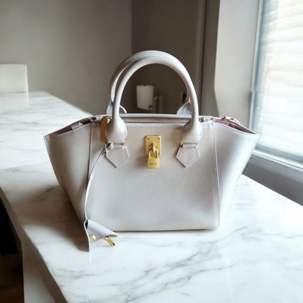 SAMANTHA THAVASA Tas Tangan Wanita Putih Original Preloved
