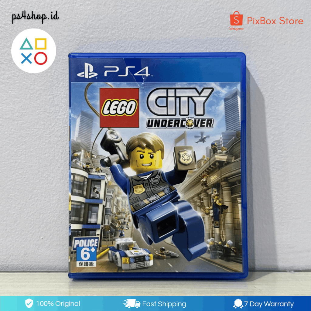 BD Kaset Lego City Undercover PS4 Original Second Bekas | Game Aksi Petualang Polisi Lucu PlayStatio