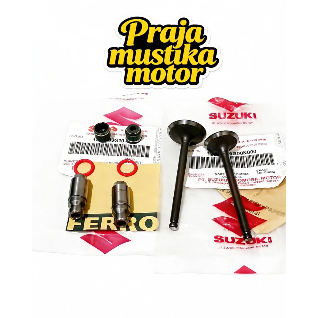 Bos botol klep+klep set seal klep Suzuki smash lama smash new smash titan sgp