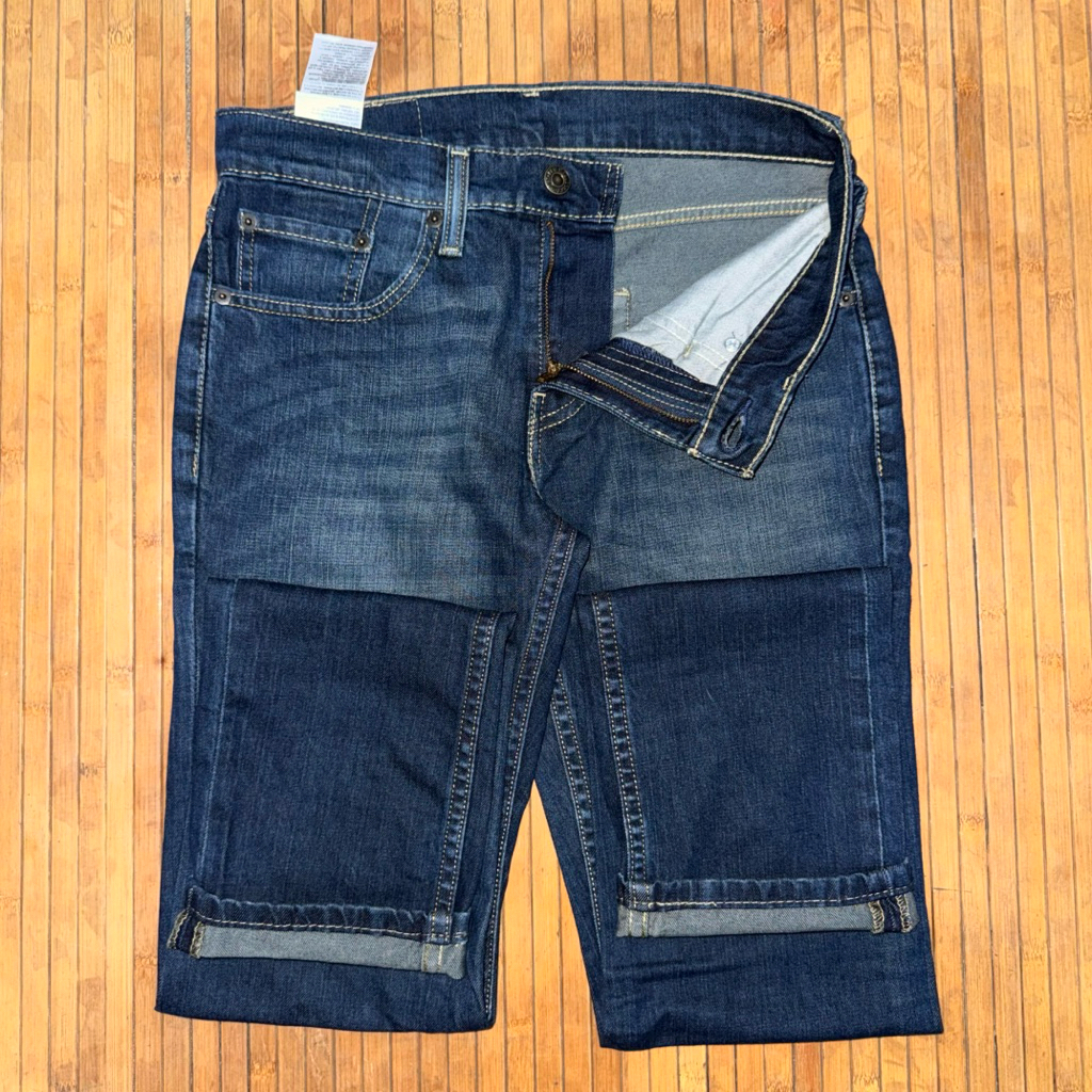 LEVIS 511 WASHED SLIM FIT STRETCH DENIM JEANS