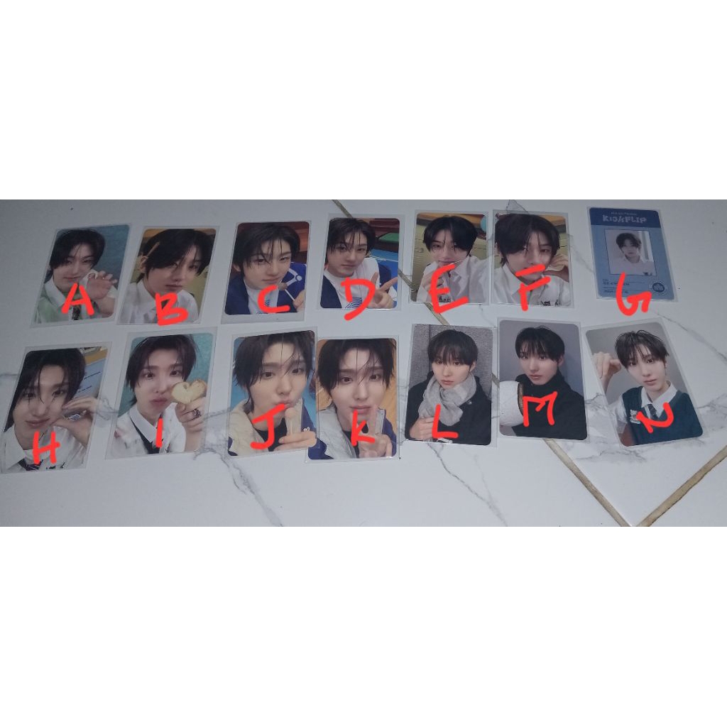 (READY STOCK) PHOTOCARD KICKFLIP KYEHOON, JUWANG